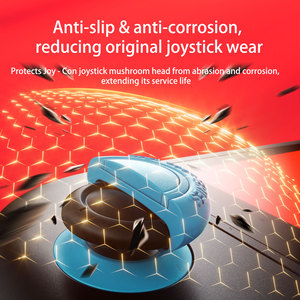 Wholesale Black 3 Pairs 6Pcs Thumb Grips <strong>Joystick</strong> Cap Analog Stick Cover <strong>for</strong> Nintendo Switch 2 Joy-Con - Product Image 4
