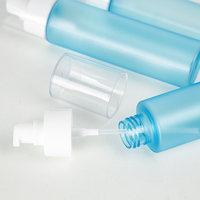 Bouteille ronde personnalisée en PET avec bouchon à vis, grande capacité 600 ml, pour l'emballage de shampoing à l'huile de cheval, crème pour les mains