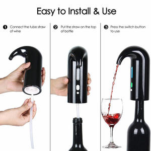 Aeratore Elettrico Portatile per Vino Ricaricabile USB con Un Solo Pulsante, Pompa Dosatrice con Ricarica Type-C, Accessori da Bar, Capacità 500-1000ml - Product Image 4