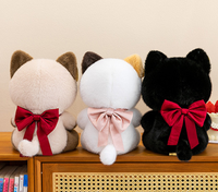 Peluche chat Big Bow, jouet en peluche pour bébé, jouet pas cher, fabrication sur mesure, jouet animal