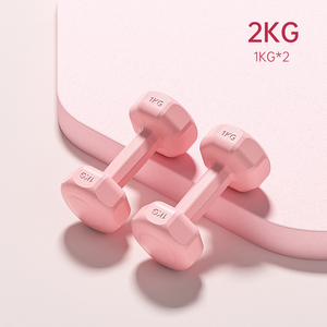High Quality Customized Neoprene-Coated PVC <strong>Dumbbells</strong> 1kg to <strong>4kg</strong> Gym Fitness Colors for Home Use MOQ 100kg - Product Image 4