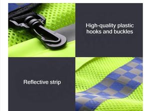 Taschen Klasse 2 Hochs ichtbare reflektierende Sicherheits weste für Männer Frauen Arbeits weste - Product Image 5