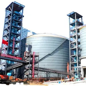 Construction of cement silos, production and installation of customized industrial silo equipment for fly ash storage