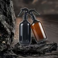 Bouteilles pulvérisatrices à gâchette en plastique PET personnalisées de 300 ml, rechargeables, avec buse à brume fine, pour le nettoyage, les salons de coiffure et l'emballage de produits capillaires