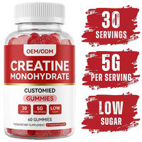 Gummies de créatine monohydrate OEM/ODM pour la croissance musculaire, la force et la récupération – Complément pour le développement musculaire chez l'adulte
