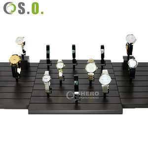 Expositor de Relojes de Primera Calidad con Estilo de Marca Personalizada, Expositor de Joyería Artesanal para Relojes, Collares y Pulseras - Product Image 1