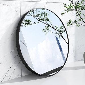 Factory Wholesale Modern Decor Large Gold <strong>Round</strong> Matel Frame Wall Mounted <strong>Big</strong> Circle Bathroom Wall Hanging <strong>Mirror</strong> - Product Image 4