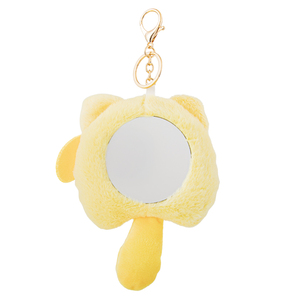 Portachiavi con Specchio a Forma di Tigre in Peluche, Morbido <span class=keywords><strong>Giocattolo</strong></span> Imbottito, Charm per Borsa con Mini Specchietto per Trucco per Donne e Bambini - Product Image 5