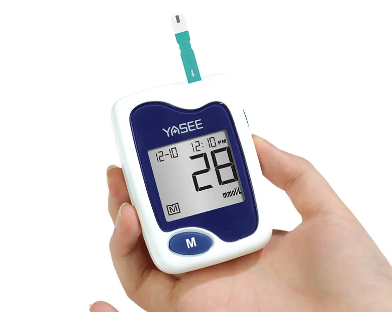 Bloedglucose Controleert Thuis Mini Yasee Model Bloedglucosemeter Glucoseteststrips/Diabetische Teststrips