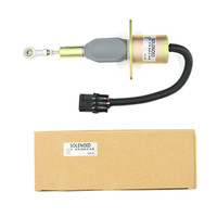 Vanne solénoïde 12V DC 3930233 pour arrêt de carburant, solénoïde d'arrêt pour moteur diesel