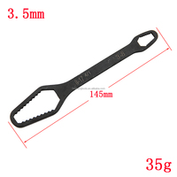 14-22/8-13 clé à bague universelle auto-serrante de 3.5mm d'épaisseur outils de réparation Double extrémité clé multifonction universelle