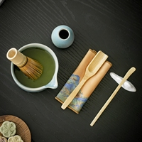 2 Pcs Vente en gros Logo personnalisé Bol à matcha en céramique artisanale pour café thé Accessoires bol à matcha