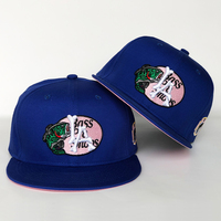Chapeaux de haute qualité personnalisés imprimés Casquettes Snapback Casquette de sport de plein air non structurée à 5 panneaux
