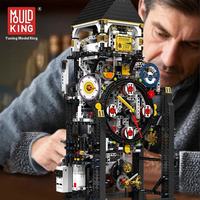 Mould King 10159 RC Cyberpunk Clock Ornament 3181Pcs Technical Building Blocks DIY Assembly Decorative Hobby Toy for Collection