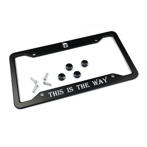 Haute qualité étanche facile à installer Usa cadre de licence de support de <span class=keywords><strong>plaque</strong></span> d'<span class=keywords><strong>immatriculation</strong></span> de voiture <span class=keywords><strong>avec</strong></span> <span class=keywords><strong>logo</strong></span> imprimé - Product Image 2
