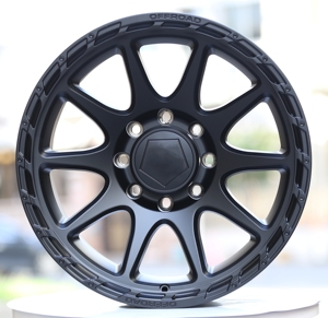 Jante en alliage TUV <span class=keywords><strong>4x4</strong></span> de 17 pouces 6x139.7 Jante 17 * 9J avec face de machine noire décalée de 0mm Aluminium 18 * 9J pour voitures de tourisme - Product Image 3