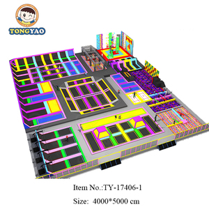 Aire de jeux intérieure commerciale pour adultes et enfants, piscine à balles, trampoline de fitness carré à ressorts - Product Image 4