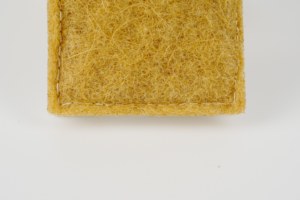 Éponge à vaisselle en coton avec boucle de suspension, sans colle, cousue, écologique, pour le nettoyage des ustensiles de cuisine et de la salle de bain - Product Image 4