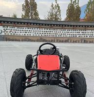 Dune buggy à essence 212cc à quatre temps avec transmission par chaîne et pneus tout-terrain de 8 pouces, kart professionnel tout-terrain pour adultes, vitesse maximale de 60 km/h