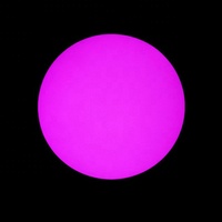 Design personnalisé de boules lumineuses de piscine à LED Boule lumineuse à LED décorative en plastique