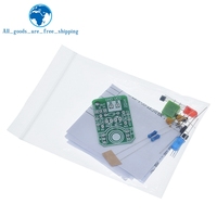 TZT Hall sensor Induksi magnetik, kit pembelajaran DIY modul deteksi Utara dan Selatan
