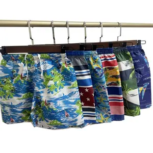 Short de plage d'été pour garçons assortis Flora Polyester respirant et anti-rides longueur genou avec taille élastique bas prix