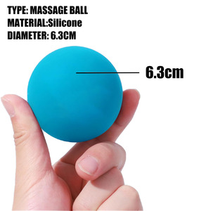 100% Silicone 6.3cm biểu tượng tùy chỉnh thiết kế Yoga massage trị liệu bóng - Product Image 3