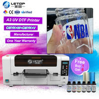 Impresora Digital LETOP, Impresora de Rollo a Rollo, Impresora de Etiquetas Adhesivas, Impresora de Inyección de Tinta UV DTF, Impresora Digital de Etiquetas Pequeñas