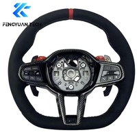 Volant en fibre de carbone personnalisé pour BMW CS G F F30 F20 F10 E46 M2 M4 M3 M5 G20 G80 E90 E87 E38 F87 G28 G30 G38 G60 G87 X3 X5 M8