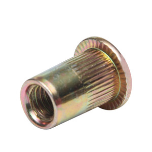 Mạ điện đinh tán tùy chỉnh, chèn kẽm thân thiện với môi trường cho ngành công nghiệp ô tô, đinh tán hạt tròn - Product Image 1