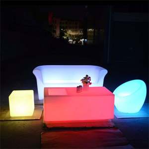 Bon marché boîte de nuit moderne ktv restaurant <span class=keywords><strong>bar</strong></span> led fauteuil lumineux éclairer canapé simple - Product Image 4