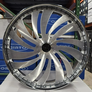 ล้อฟอร์จขนาด 18 19 20 <span class=keywords><strong>22</strong></span> 24 26 นิ้ว 6061-T6 แบบ 2 ชิ้น 3 ชิ้น สำหรับ Cadillac CT5 CT4 CT6 XT5 XT6 XT4 Escalade benz audi Canale - Product Image 2