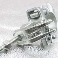 Collier de serrage pivotant pour échafaudage en aluminium/acier galvanisé, coupleur rotatif pour tube d'échafaudage de construction