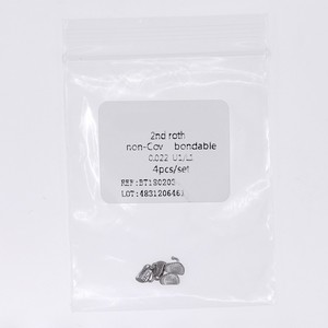 Tube buccal Roth 0.022 U1/L1 non-couvrant, adhésible, lot de 4 pièces, orthodontique, à base de maille, tube simple - Product Image 4