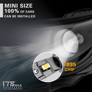LEDDEITY I7S 30W 3600lm 12V Mini formato fari <span class=keywords><strong>LED</strong></span> luce fredda illuminazione bianca facile installazione simile alla nuova condizione H3 alogena