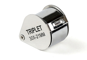 10x 20x 30x gấp túi jeweler Kính lúp có thể gập lại đồ trang sức cầm tay kính lúp Monocle Mini kính hiển vi - Product Image 4