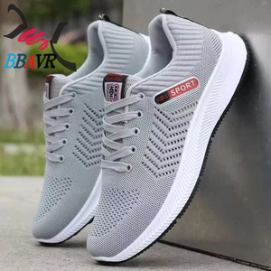 Zapatos casuales transpirables tejidos para hombre, de corte bajo, suela blanda, resistentes al desgaste, cómodos para correr, ligeros y deportivos. - Product Image 5