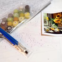 Kit de peinture par numéros DIY, toile acrylique, peinture à l'huile numérique, transformez vos photos en œuvres d'art éblouissantes, décoration intérieure, vente en gros