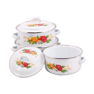 Offre Spéciale 671 casserole <span class=keywords><strong>en</strong></span> émail 16-<span class=keywords><strong>18</strong></span>-20 <span class=keywords><strong>cm</strong></span> batterie de cuisine <span class=keywords><strong>en</strong></span> <span class=keywords><strong>fonte</strong></span> ensembles casseroles <span class=keywords><strong>en</strong></span> émail au Congo - Product Image 3