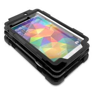 Étui pour <span class=keywords><strong>tablette</strong></span> <span class=keywords><strong>Samsung</strong></span> <span class=keywords><strong>Galaxy</strong></span> <span class=keywords><strong>Tab</strong></span> <span class=keywords><strong>E</strong></span> 8.0 pouces, T377, T378, antichoc, robuste, enfants, avec béquille, housse de protection en Silicone - Product Image 4