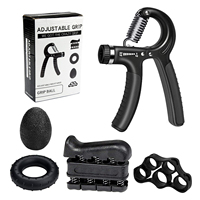 Kit de Entrenamiento para Fortalecer el Agarre (Paquete de 5), Agarrador de Mano con Resistencia Ajustable para Entrenamiento de Antebrazos