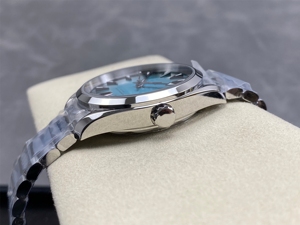 Montre mécanique de luxe de qualité supérieure, étanche, 38 mm, mouvement VS Factory 8800, 50 bars, bracelet en cristal de saphir turquoise - Product Image 2
