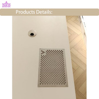 Table de manucure professionnelle moderne pour salon de beauté, double poste, en bois blanc avec collecteur de poussière