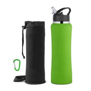 <span class=keywords><strong>LFGB</strong></span> ได้รับการอนุมัติ500มิลลิลิตรขวดสแตนเลสขวดสูญญากาศที่มีพลิกด้านบนหมวกฟาง - Product Image 1