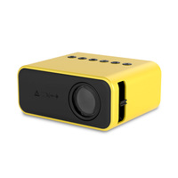 Mini projecteur portable YT500, WIFI, mise en miroir sans fil de l'écran, LED, home cinéma, utilisation en extérieur pour enfants, téléphone portable, batterie intégrée