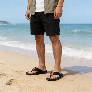 Chanclas de EVA para Hombre, Color Sólido, Suela Suave, Ligeras, Plataforma, Transpirables, Antideslizantes, Flexibles, para Verano e Invierno - Product Image 2