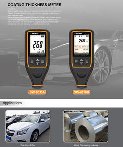 Sndway Professional สีความหนายานยนต์รถเครื่องทดสอบสีเคลือบผิวอัตโนมัติภาพวาดการวัด - Product Image 3