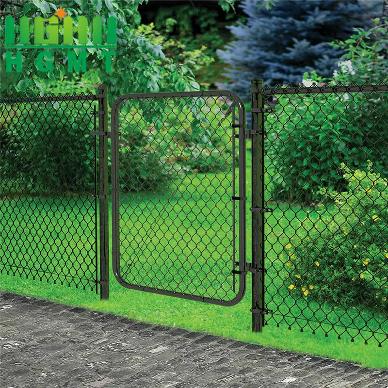 Garden Fencing High Quality PVC Vinyl Coated Barbed Wire Security Chain Link Fence For Homes