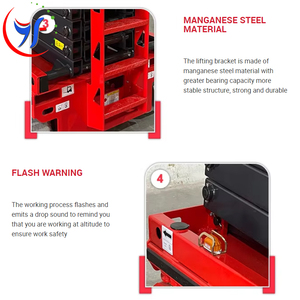 6-10M montacarichi cargo elevatore prezzo, magazzino a parete utilizzato materiale piattaforma di sollevamento per la costruzione - Product Image 3