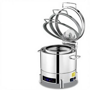 หม้ออุ่นอาหารแบบไฮดรอลิก สแตนเลสอย่างดี ฝาปิดกระจกอเนกประสงค์ ควบคุมด้วยระบบสัมผัส เก็บความร้อนได้ดี เหมาะสำหรับบุฟเฟ่ต์เชิงพาณิชย์ - Product Image 2